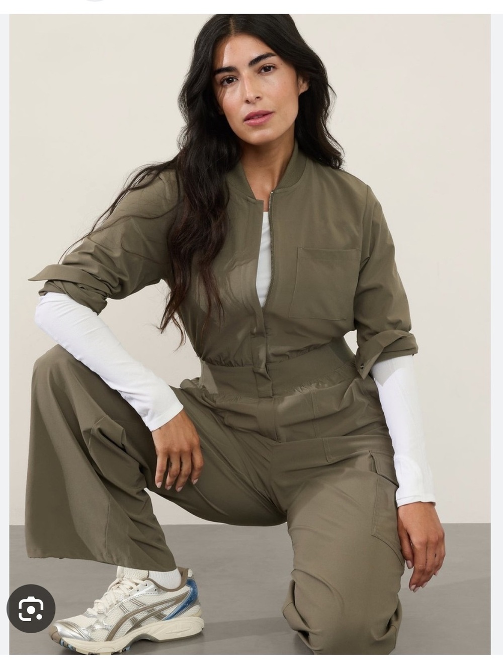 NWT- ATHLETA- Brooklyn Longsleeve Jumpsuit- 2P